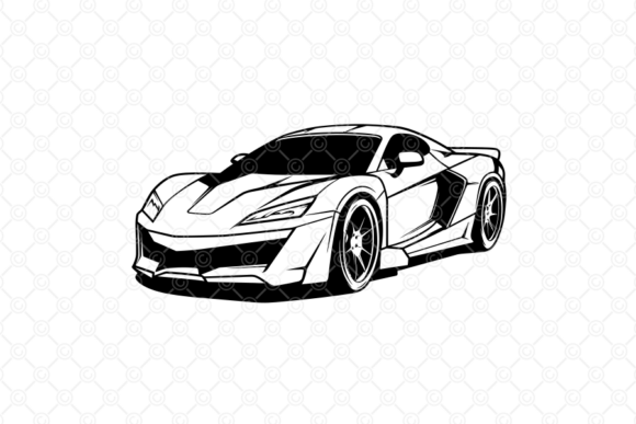 Download Sports Car SVG, Car Silhouette SVG, 052 - Car svg Collection