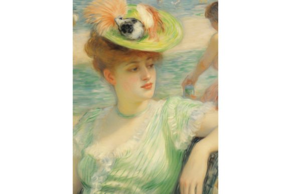 Download Impressionism Lady Portrait Art Print - Impressionism Collection