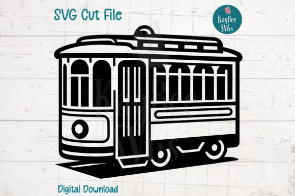 Download Trolley Car SVG Cut File - Premium Resources