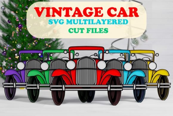 Download 3D Vintage Car SVG Multilayered Cut File - Car svg Collection